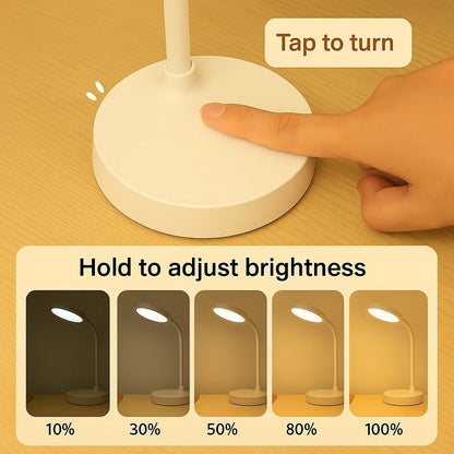 Bureaulamp Zwanenhals LED – Verstelbare Leeslamp met USB-oplader