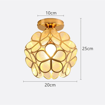 Plafondlamp Bloemblad – Elegante Nordic Sfeerlamp voor Hal & Slaapkamer
