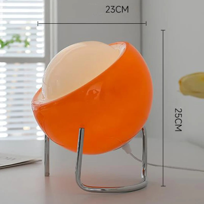 Bauhaus Tafellamp Glas – Retro Nordic Designlamp voor Dressoir & Bureau