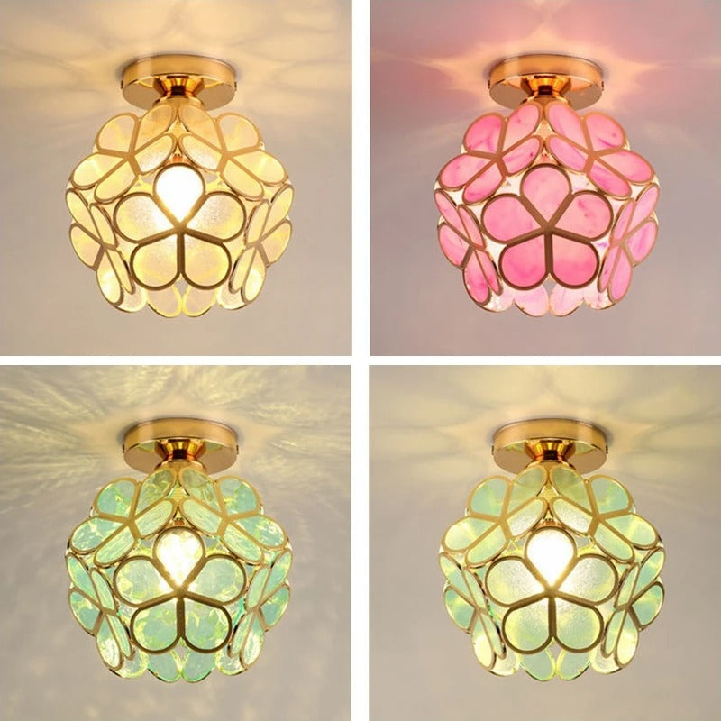 Plafondlamp Bloemblad – Elegante Nordic Sfeerlamp voor Hal & Slaapkamer