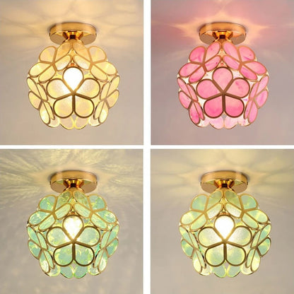 Plafondlamp Bloemblad – Elegante Nordic Sfeerlamp voor Hal & Slaapkamer
