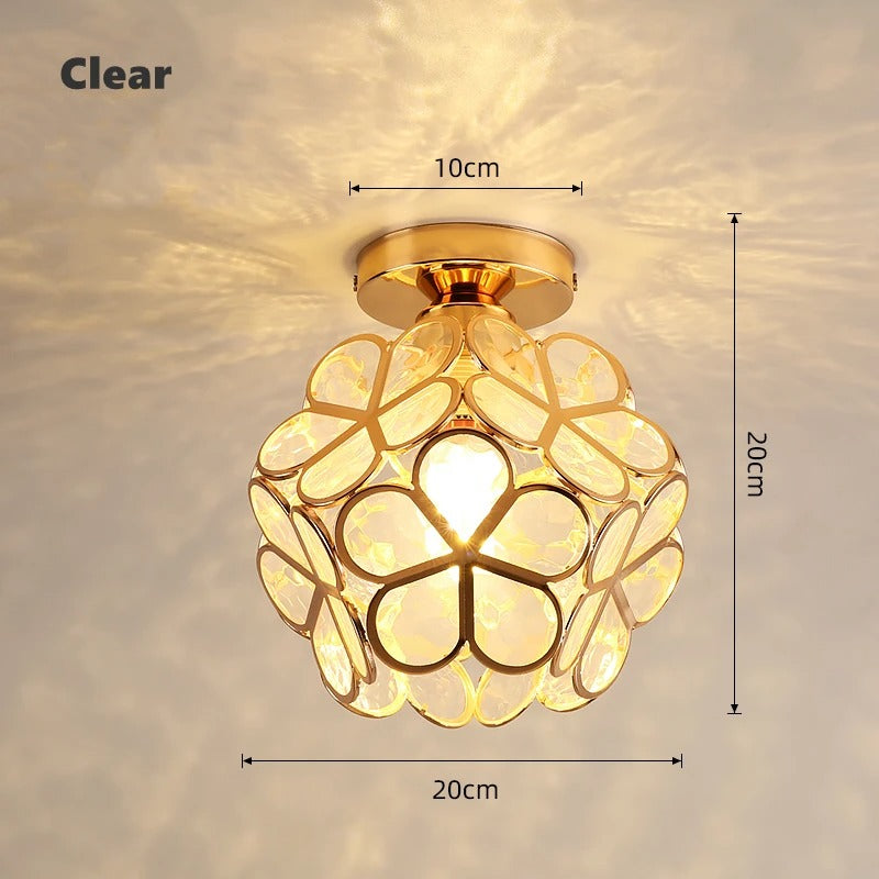 Plafondlamp Bloemblad – Elegante Nordic Sfeerlamp voor Hal & Slaapkamer