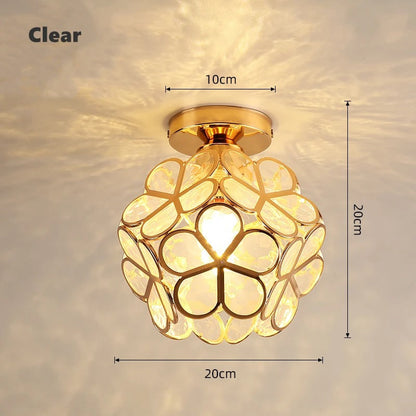 Plafondlamp Bloemblad – Elegante Nordic Sfeerlamp voor Hal & Slaapkamer