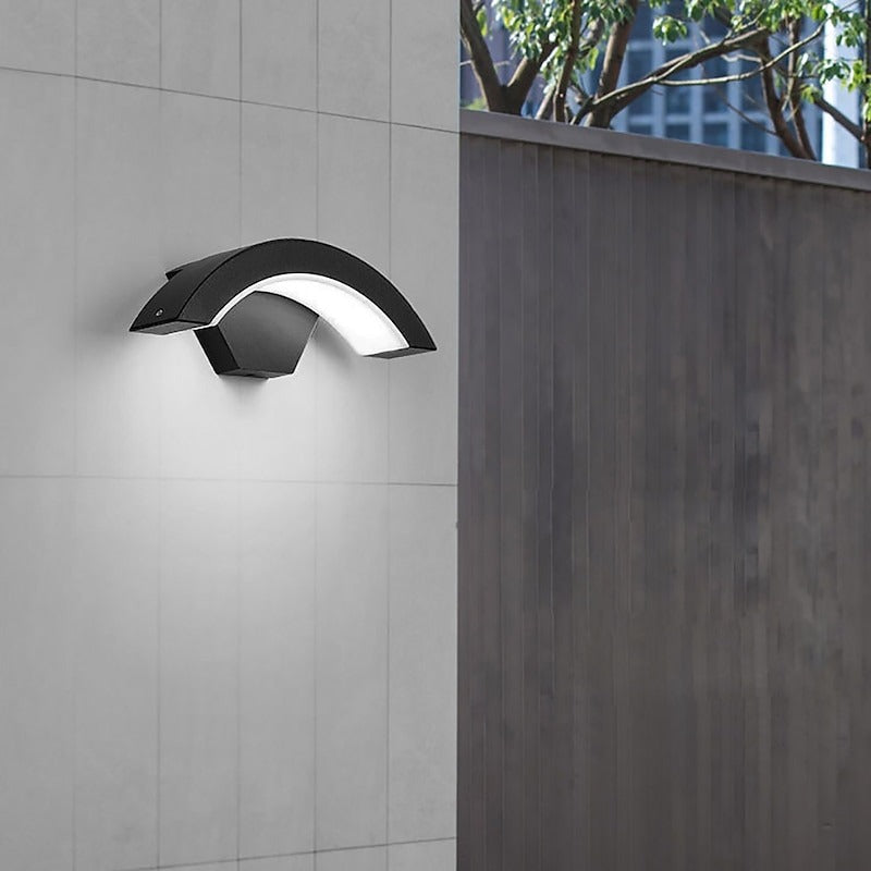 Buitenlamp Wand LED – IP65 Waterdichte Wandlamp voor Gevel & Tuin, Zwart