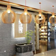 Hanglamp Hout Handgemaakt – Natuurlijke Scandinavische Houten Plafondlamp