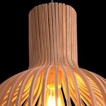 Hanglamp Hout Handgemaakt – Natuurlijke Scandinavische Houten Plafondlamp