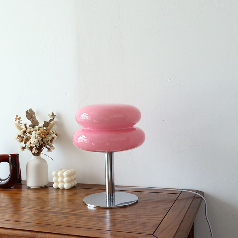 Tafellamp Glas Italiaans Design – Moderne Retro Sfeerlamp voor Woonkamer