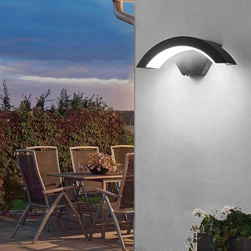 Buitenlamp Wand LED – IP65 Waterdichte Wandlamp voor Gevel & Tuin, Zwart